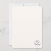 Boots and Bubbly Bridal Shower 招待状 (裏面)