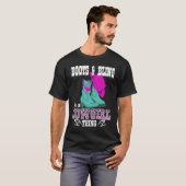 Boots Bling Its A Cowgirl Thing Country Life Tシャツ (正面フル)
