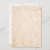 Boots & Blush Rustic Western Cowgirl 21st Birthday 招待状 (裏面)