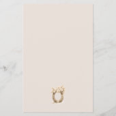 Boots Bows Bottles Blue Western Budget Baby Shower チラシ (裏面)