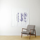 Boots & Bubble bachelorette party name purpleplace タペストリー (インサイチュ(横))