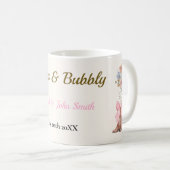 Boots & Bubbly Bridal Shower コーヒーマグカップ (正面右)