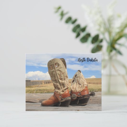 Boots from North Dakota ポストカード (スタンド正面)
