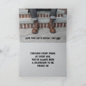 BOOTS GRANDSON BIRTHDAY CARD サンキューカード (内部)