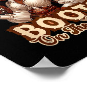 Boots On The Ground Cowgirl Western Black Girl Bla ポスター (角)