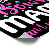 Boots Or Bows Mama Loves You Gender Reveal Party  ポスター (角)