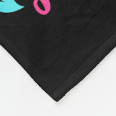 Boots Or Bows Mema Loves You Gender Reveal Party  フリースブランケット (角)