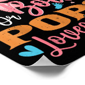 Boots Or Bows Ps Loves You Gender Reveal Family ポスター (角)