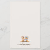 Boots or Bows Western Theme Gender Reveal Budget チラシ (裏面)