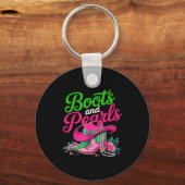 Boots To The Ground Nk Cowgirl  キーホルダー (正面)