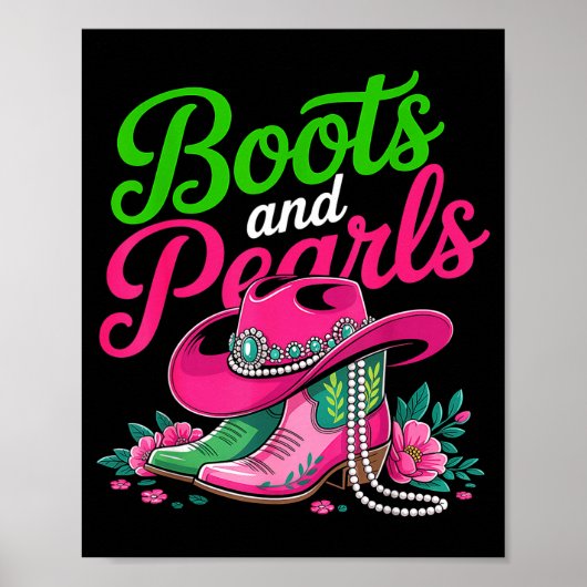 Boots To The Ground Nk Cowgirl  ポスター (正面)