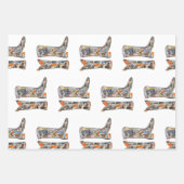 Bootsy Baby Collage boots wrapping paper sheets ラッピングペーパーシート (正面)