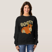 Booty Pig Graphic Guinea Pig Owner Pet Cavy Animal スウェットシャツ (正面フル)