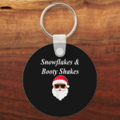 Booty Shake Christmas Funny Naughty Dirty Raunchy  キーホルダー (正面)