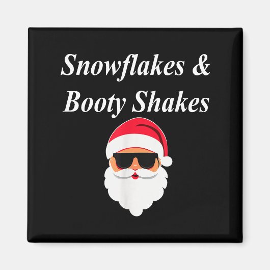 Booty Shake Christmas Funny Naughty Dirty Raunchy  マグネット (正面)