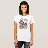 Booutiful 最高の Friend Skeleton & Dog Tee Tシャツ (正面フル)