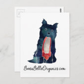 BoozaBelleオーガニック ポストカード (正面/裏面)