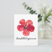 BoozaBelleオーガニック ポストカード (スタンド正面)