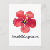 BoozaBelleオーガニック ポストカード (正面)