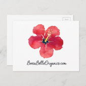 BoozaBelleオーガニック ポストカード (正面/裏面)