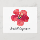 BoozaBelleオーガニック ポストカード (正面)