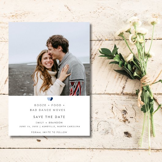 Booze おもしろい Bad Dance Movesの結婚写真 セーブザデート