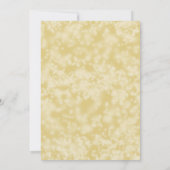 Booze, Bubbly & I DOきらきら光る金ゴールド婚約パーティ 招待状 (裏面)