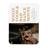 Booze Food Bad Dance Moves'結婚s Thank You マグネット (縦)