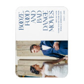 Booze Food Bad Dance Moves'結婚s Thank You マグネット (縦)