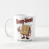 Boozy-Biscuit – 楽しいクリスマスのバキングと飲酒 コーヒーマグカップ (左)