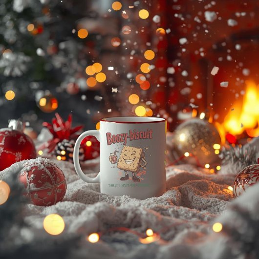 Boozy-Biscuit – 楽しいクリスマスのバキングと飲酒 コーヒーマグカップ