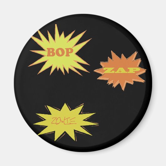 BOP ZAPゾウィーレトロ マグネット (正面)