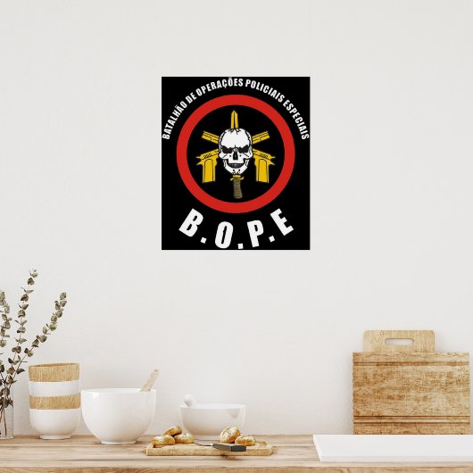 BOPEトロパデエリートブラジル特別警察部隊 ポスター (キッチン)
