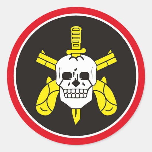 BOPEトロパデエリートブラジル特別警察部隊 ラウンドシール (正面)