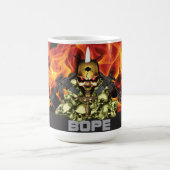 BOPE CAVEIRA NO INFERNO コーヒーマグカップ (中央)