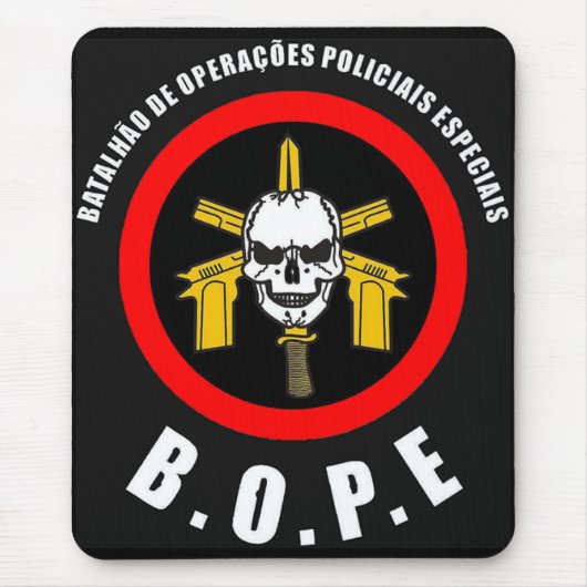 BOPE Tropa De Elite Brazilianの特別な警察 マウスパッド (正面)