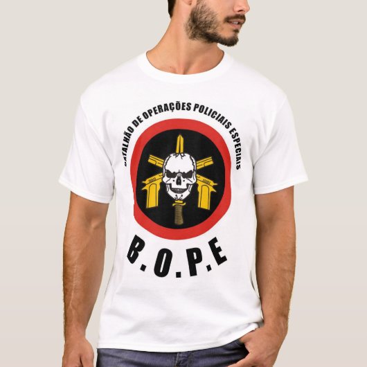 BOPE Tropa De Elite Brazilianの特別な警察 Tシャツ (正面)