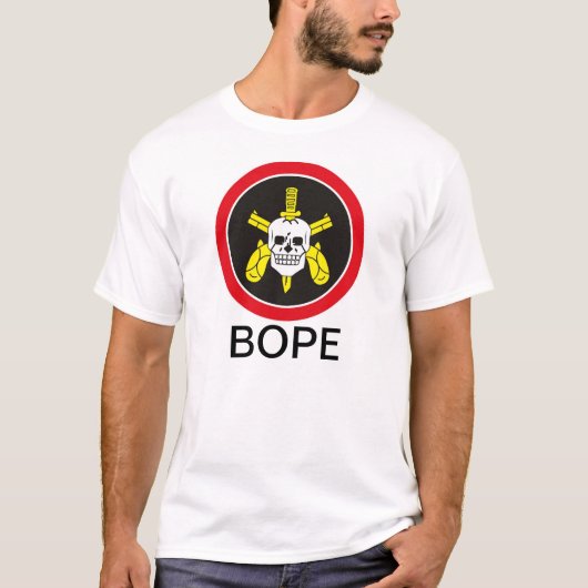 BOPE Tropa De Elite Brazilianの特別な警察 Tシャツ (正面)