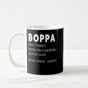 Boppa定義おもしろいギフトfor GrandFather Men コーヒーマグカップ