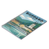 Boppard Germany Vintage Travel Art ノートブック (左側)