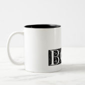 BOQ [苦く古い女王]マグ ツートーンマグカップ (左)