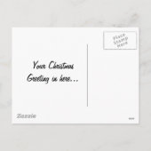 boqueを運ぶ天使として服を着る女の子 シーズンポストカード (裏面)