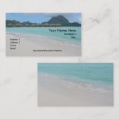 Bora Boraのビーチの名刺 名刺 (正面/裏面)