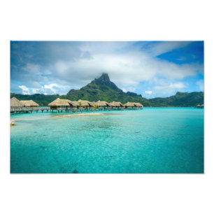 Bora Boraの島の写真のプリントの眺め フォトプリント