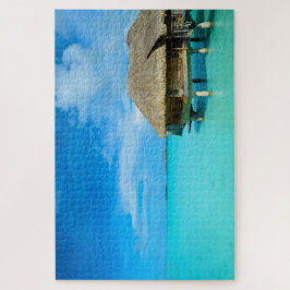 Bora Boraの島のOverwaterのバンガロー ジグソーパズル