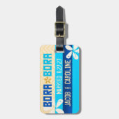 BORA BORAの荷物のラベル ラゲッジタグ (正面縦)