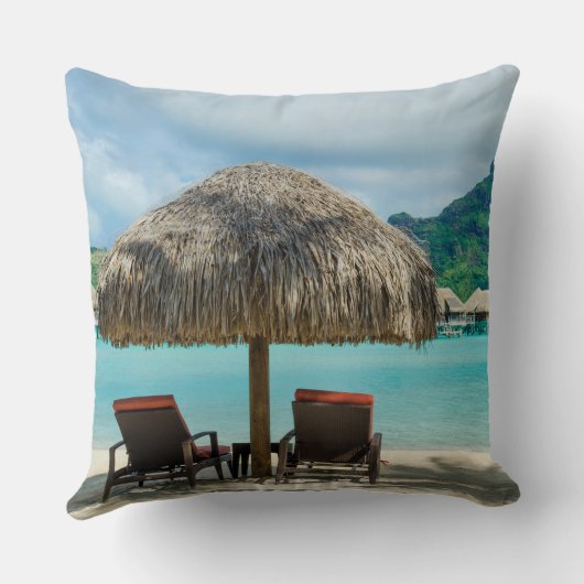 Bora Boraの装飾用クッションのビーチ クッション (裏面)
