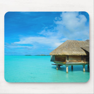 Bora BoraのmousepadのOverwaterのバンガロー マウスパッド