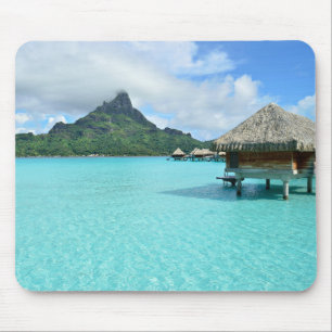 Bora BoraのmousepadのOverwaterリゾート マウスパッド