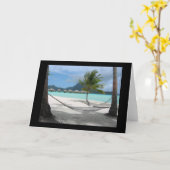 Bora Boraカードのハンモック カード (黄色い花)